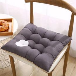 Pillow Square Pearl Cotton Seat Thickened Chair Mat Office Stool Pad Soft Household Lace Up Dining Anti Slip