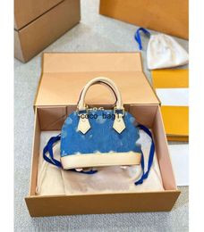 Blue denim shell Bag Leather Shoulder Clutch handbag Luxury designer crossbody bag Messenger bag