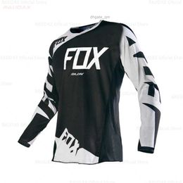 Cycling Shirts Tops 2024 Men Cycling Quick Dry Motocross Jersey Downhil Mountain Bike DH Shirt MX Motorcycle Clothing Ropa for Boys MTB T-Shirts