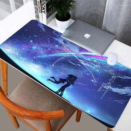 Carpets Your Name Print Anime Mousepad Creative Aesthetic Laptop Decor Pad Computer Keyboard Gaming Desk Mat Gamer Accessories Mouse