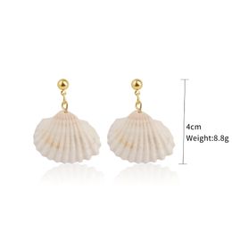20pcs/lot Europe and the United States explosive style conch earrings Bohemian wind trend exquisite temperament female earrings conch shell earrings