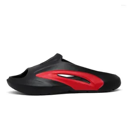 Slippers Summer Trendy Home Men's Outdoor Thick Sole Anti Slip Lightweight Indoor Bathroom Beach Sandals