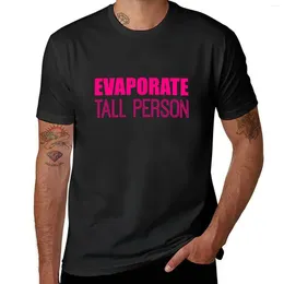 Men's Polos Evaporate Tall Person In Pink T-Shirt Cute Tops Quick Drying Mens Graphic T-shirts