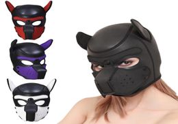 Sex Toys Mask Rubber Mask Sexy Cosplay Role Play Dog Full Head Adult Games Sex Sm Mask For Couples 1225 Y190603027156222