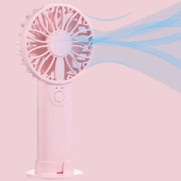 Mini Portable Fan Cool Air Hand Held Travel Cooler Cooling Mini Desk Fans Powered By 2x AA Battery For Outdoor Home