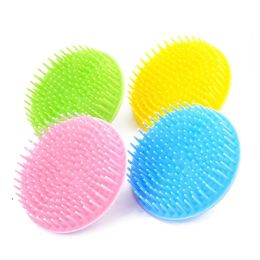 Portable Silicone Hair Scalp Massager Brush Massaging Shampoo Brush Shower Cleaner Bath Head Massage Hair Washing Comb