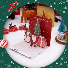 3d Christmas Greeting Card Creative Christmas Eve Message Holiday Card Christmas Surprise Gift Holiday Blessing