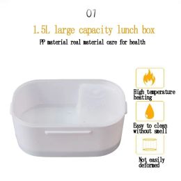 Portable 12/24V/110/220V Dual Use Home Truck Car Electric Heating Lunch Box Rice Food Warmer Container for Travel School Office