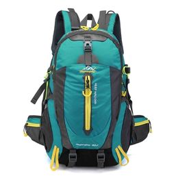 40L Waterproof Climbing Bag Travel Backpack Bike Bicycle Camping Hike Laptop Daypack Rucksack Outdoor Men Women Sport s 211025 3028