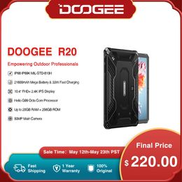 DOOGEE R20 Rugged Tablet 10.4 inch 2.4K Display Helio G99 Octa Core 6nm 20GB(8+12) 256GB 21600mAh 33W Fast Charge Android 13