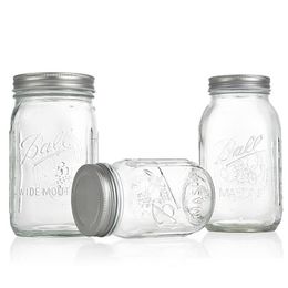 Food Savers Storage Containers 1000Ml 34Oz Bottle Canning Jars Glass Mason Jar With Lids Borosilicate Kitchen Tank Glasre Mugs Freight Otxqn