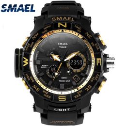 50ATM Waterproof SMAEL New Super Product For Young People Multi-functional Outdoor LED Watch Wristwatch Best Gifts Mode1531 288R