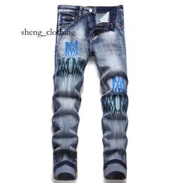 Amri jeans jeans for mens jeans jeans jean hombre mens pantaloni pantaloni da briciolo da motociclista strappato per la tendenza di cotone jeans maschi cargo 3adf