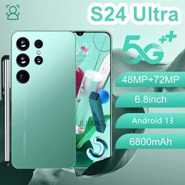 phone S24 Ultra 6.8-inch large screen Android os 6800mAH Battery Long Battery Life 48MP 72MP Cameras 4G Connectivity and Dual SIM Multiple RAM and Storage