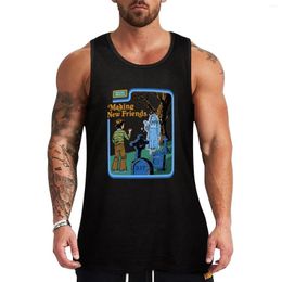 Men's Tank Tops Making Friends Top Fitness Gym T-shirts Man T-shirt