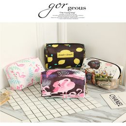 2018 Fashion High Quality Lady MakeUp Pouch Cosmetic Make Up Bag Men Clutch Hanging Toiletries Travel Kit Jewelry Organizer Casual Purs 339s