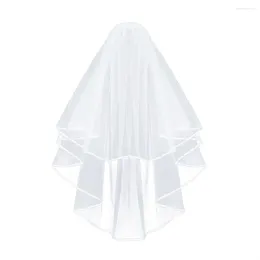 Bridal Veils Veil Wedding Vails Women's Simple Short White Ivory Tulle With Comb For Brides Shower Bachelorette