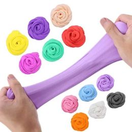 Clay Dough Modelling Childrens toys gifts stress relief childrens plastic fluffy glue with box fun DIY WX5.26AL7K