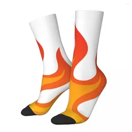 Women Socks Flame Fire Rod Fashion Stockings Female Breathable Outdoor Spring Graphic Anti Skid