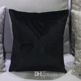 Classic style velvet cushion cover 45cm 60cm without pillow fake Rhinestone fashion pattern good quality pillow case cover 162e