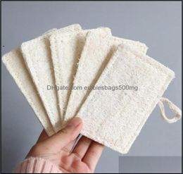 Brushes Sponges Scrubbers Bathroom Aessories Home Gardennatural Loofah Bath Brushes Dishwashing Cloth Scrub Pad Dish Bowl Pot Ea1378330