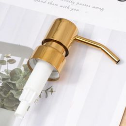 Liquid Soap Dispenser 1PC Stainless Steel Bottle Pump Rose Gold Shower Nozzle Electroplating Head Shampoo Press Sanitizer Spray