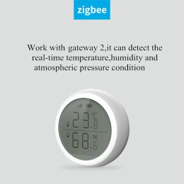1/2/3PCS Tuya Smart Temperature and Humidity Sensor Smart Life APP Control Indoor Humidity Detector Works with
