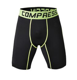 2016 Outdoor Summer Pro Sports GYM Tight Men Running Fitness Absorb Breathe Quickdrying Short Compression Basketball Shorts3368186