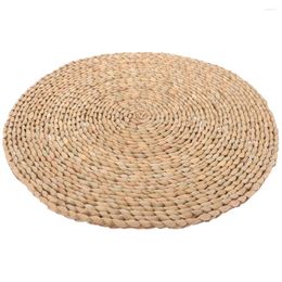 Pillow Straw Futon Round Mat Outdoor Seat S Meditation Woven Floor For Adults Cattail Grass Bedroom Seating Chair Pads