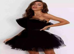 Women Off Shoulder Mesh Tutu Dress 2022 Female Fashion Bodycon Lace Short Dresses Ladies Sweety Elegant Party Evening Outfits T2202440598