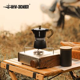 Stovetop Espresso Maker Moka Pot with 100pcs Philtre Paper and Mocha Coffee Distributor Classic Italian Coffee Maker