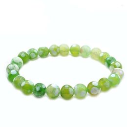 Strand 8mm Chakra Bracelet Green Balance Beads Buddha Prayer Natural Stone Jewellery Yoga Bead Bracelets For Women