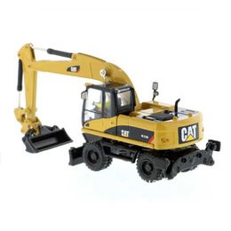 Diecast Model Cars 1/87 grade alloy CAT M318D wheel excavator high line die-casting construction truck used for toy series 85177 family display S5452700