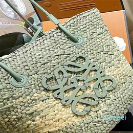 Designer -Icare Maxi Tote Designe Women Luxury Handbag Raffias Hand-Embroidered Straw Bag High Quality Beach Bag Large Capacity Totes Shopping Bag Shoulde