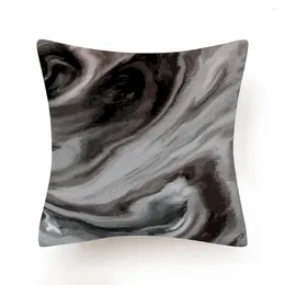 Pillow 1 Pc Marble Cases Cover Bed Pillowcase Square For Car Sofa Home Decor Christmas Gift