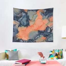Tapestries Alcohol Ink Pink Vibes Tapestry Room Decor Aesthetic Decorative Wall Murals House Decoration