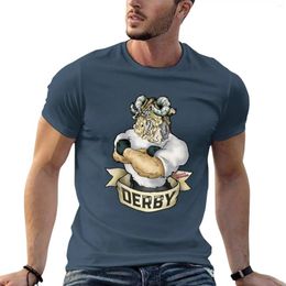 Men's Polos Derby County Mascot T-shirt Sports Fans Boys Whites Customs Oversizeds T Shirts For Men Pack