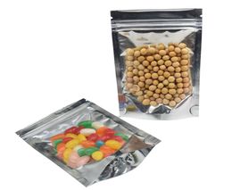914cm Stand Up Pouch Reclosable Mylar Foil Plastic Package Bag Food Storage Bag Clear Front Zip Lock Aluminium Foil Packing Bag 108825506