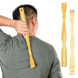 Party Favour Wooden Massage Without Help Neck Knocking Stick Old Man Music Scraping Tool Rake