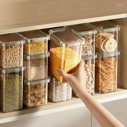Storage Bottles Household Kitchen Dry Fruit Thickened Large Mouth Transparent Tank