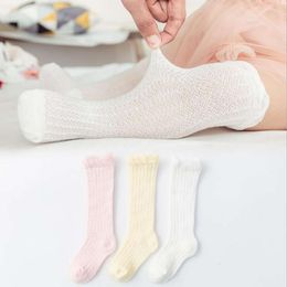 Girls long Children's summer Solid color baby anti mosquito stockings toddler girl knee high socks