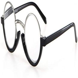 Sunglasses Mincl Unique Titanium Alloy Round Half-Frame Circle Reading Glasses Women NX1 296e