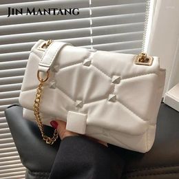 Fashion Women Chain Shoulder Messenger High Quality Ladies Small PU Leather Handbags Travel Bag Casual Crossbody Bolsas