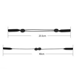 Adjustable Silicone Eyeglasses Straps Sunglasses String Ropes Glasses Chain Sports Band Holder Elastic Anti Slip Cords