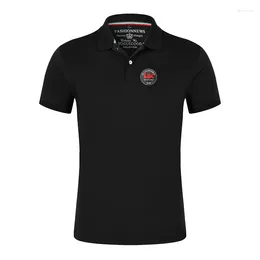 Men's Polos 2024 Men Hk Heckler Koch No Compromise Business Casual Polo Short Sleeve T-shirt Summer Comfortable Breathable Solid Cotton Tops