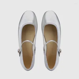 Casual Shoes LIHUAMAO Elegance Ballet Flats Mary Jane Women Round Toe Soft Sole Work Office Lady
