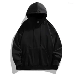 Men's Hoodies Jacket Solid Colour Thicken Winter Jackets For Men Fleece Long Sleeve Coat Man Casual Streetwear Coats