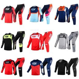 Cycling Jersey Sets MX ATV 180/360 Revn/Oktiv/Mach/FAZR Dirt Bike Jersey Pants Motorcycle Motocross Racing Suit Mountain Bicycle Offroad Gear Set