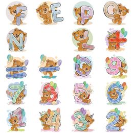 10/39PCS Cartoon English Alphabet and Number Stickers Kids Educational Toy DIY Wall Notebook Fridge Skateboard Sticker Gift