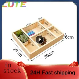 Storage Boxes Larger Capacity Bead Containers Wooden Solid Wood Mate Jewellery Box Drawer Board Cosmetics Finishing